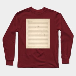 Debussy | Claude Debussy original handwritten score | 1 of 2 T-Shirt Long Sleeve T-Shirt